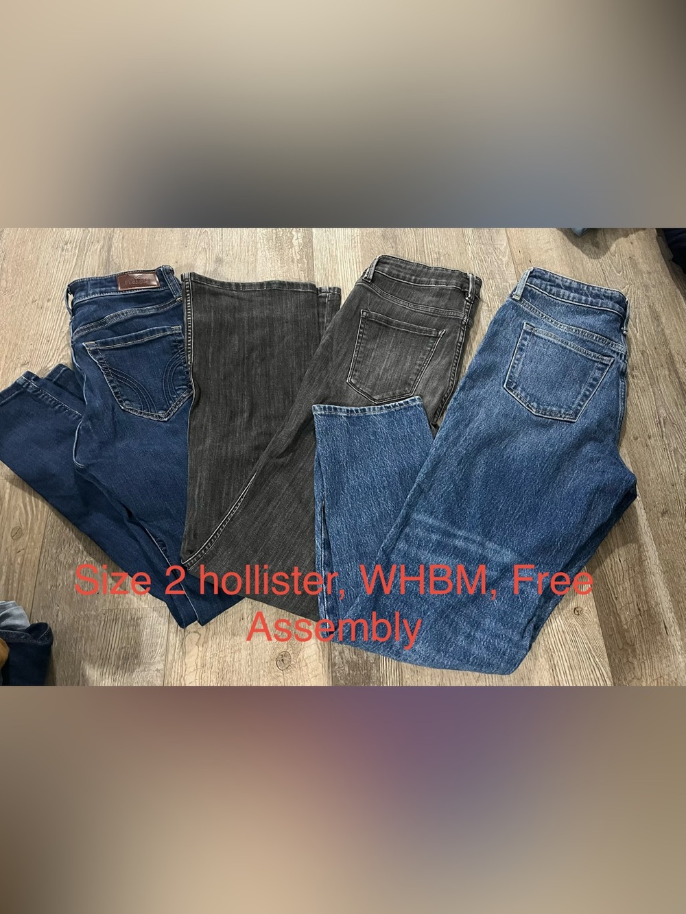 Mixed brand lot of jeans size 2